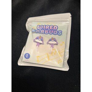 6 FOR $15 NEW purple wired headphones